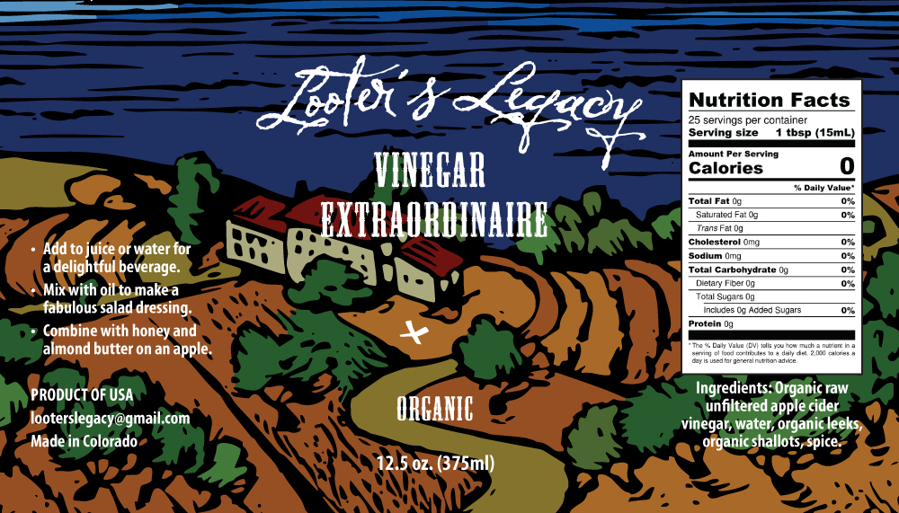 Looter’s Legacy Vinegar label